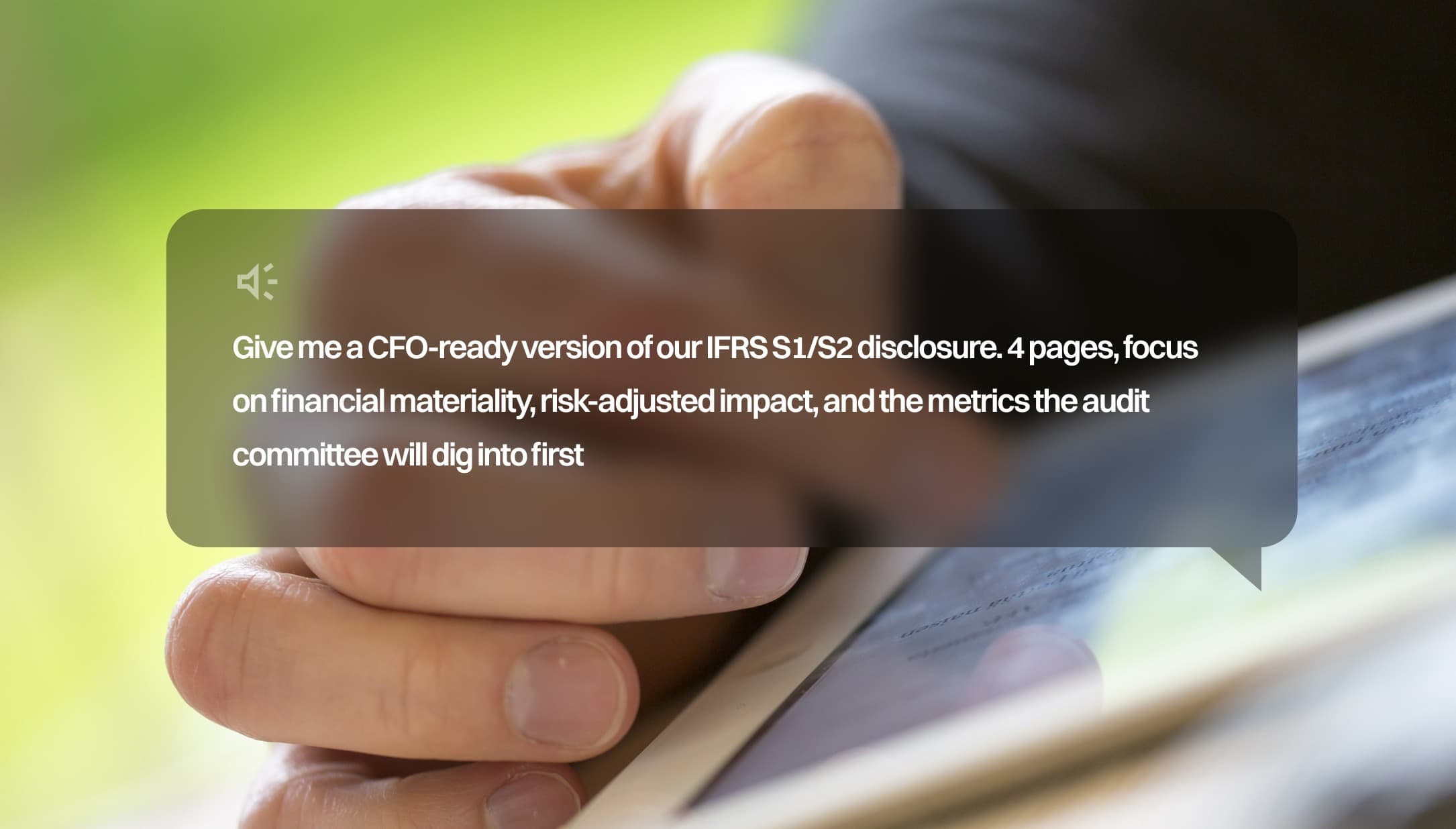 Customizable-Output IFRS Reports